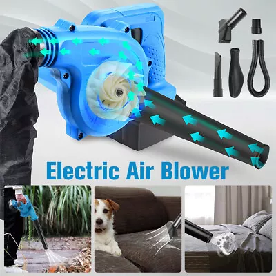 2-in-1 Electric Cordless Leaf Air Blower Vacuum Cleaner With 2 Battery & Charger • $58.69