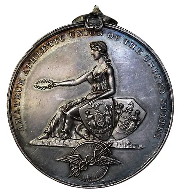 1904 Amateur Athletic Union Metropolitan Assoc Silver Medal Victor David Brenner • $95