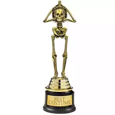 Best Costume Skeleton Trophy Haunted House Carnival Halloween Party Favor Award • $10.77