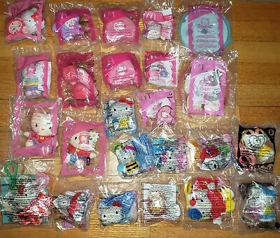 Lot Of 24  2000's Hello Sanrio Hello Kitty McDonald’s Happy Meal Toys New Sealed • $65