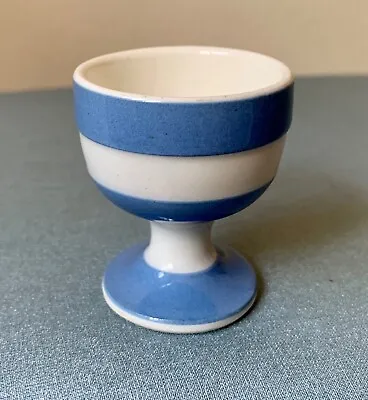Rare! T.G. Green England Egg Cup Stand Cornish Kitchen Ware Blue/White Vintage • $27.77