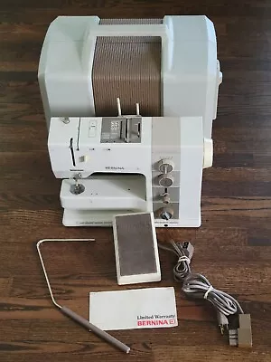 Bernina Record 930 Electronic Sewing Machine Case & Foot Pedal Swiss Made Tested • $1092.98