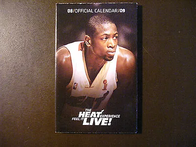 Miami Heat 2008-09 NBA Pocket Schedule - Verizon • $4.50