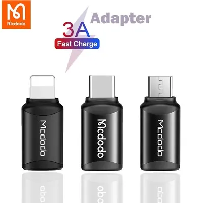 Mcdodo 3A OTG Adapter USB Type C To IPhone To Micro USB Sync Charger Converter • $6.99
