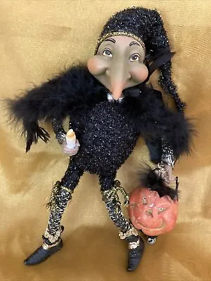 Mark Roberts Trick Or Treat Glitter Glam Witch • $178