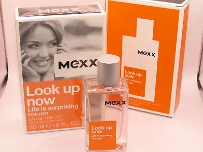 2X Mexx LOOK UP NOW LIFE IS SURPRISING  FOR HER  EDT 30ML  2 BOTTLES • £19.99