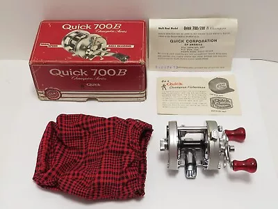 Vintage Quick 700b Champion Series High Speed Bait Casting Reel Germany Made • $45.84