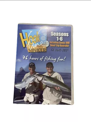 Hook Line And Sinker Season 1-6 (DVD 12-Disc Set) Australian Fishing Missing 12 • $18