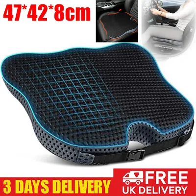 Memory Foam Car Seat Cushion For Driving Wedge Driver Booster Office Chair Pad • £17.89