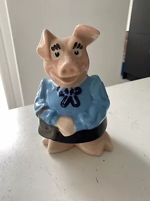 Wade Natwest Pig Lady Hillary Piggy Bank With Original Stopper • £14.99