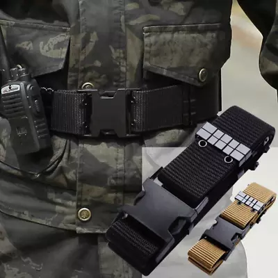 Tactical Military Pistol Belt Nylon Web Belt Duty ALICE Marine Corps GI Type US • $11.99