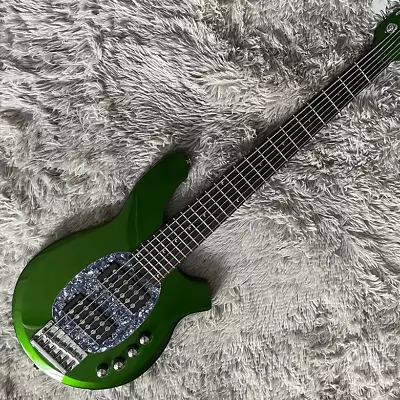 6-strings Bass Guitar Bongo Metallic Green H-H Pickups Rosewood Fretboard • $289