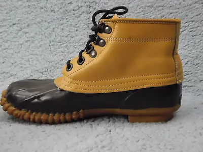 £19.81 • Buy VTG CHRIS CRAFT By Frederick David Leather Boat Duck Boots High Top US 7  EUC