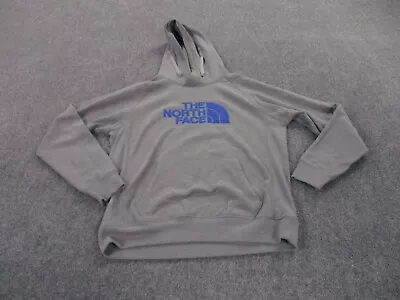 The North Face Hoodie Sweatshirt Adult L Gray Logo Pullover Jumper Casual Mens • $19.95