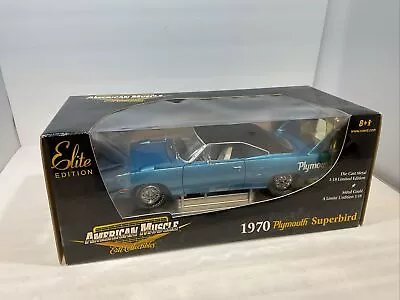 Nib American Muscle Ertl 1970 Plymouth Superbird 1/18 Decast Model Car Mopar • $145.38