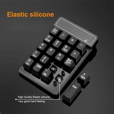 Bluetooth Wireless Wired Keyboard Mini 19 Keys Number Pad USB Numeric Keypad • £7.14