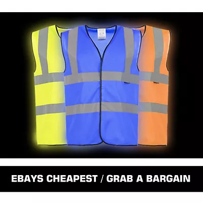 Hi Vis Vests - Yellow / Orange / Blue / Green • £279