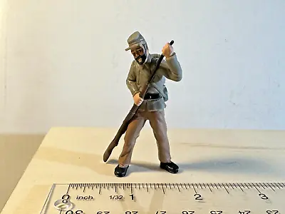Civil War Confederate Plastic Soldier Standing Loading Rifle. • $4.50
