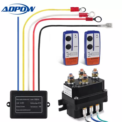 Winch Solenoid Relay 12v Wireless Winch Contactor Remote Control Fit For Warn • $48.50