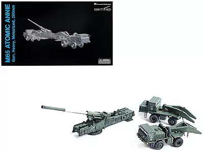 United States M65 Atomic Cannon Annie Artillery Olive Drab Firing Mode 1/72 • $135.15