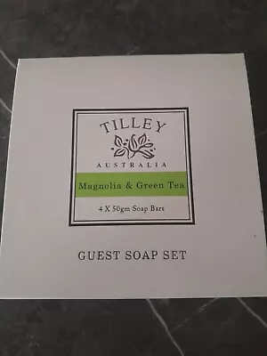 Tilley Magnolia & Green Tea Guest Soaps - 4 X 50 Gm          • $10