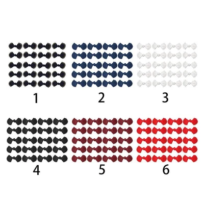 £3.73 • Buy 20 Pairs Chinese Knot Buttons Cheongsam Clasp With Beads,