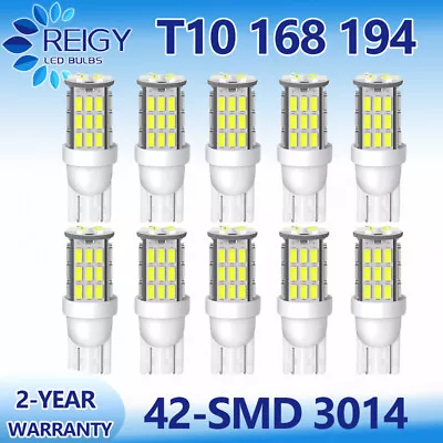 10x 6500K White T10/921/194 42SMD LED Interior RV Camper Trailer Light Bulbs 12V • $8.99