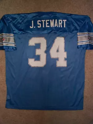 *IRREGULAR* Detroit Lions JAMES STEWART Nfl VINTAGE Jersey Adult MENS/MEN'S (xl) • $99.94