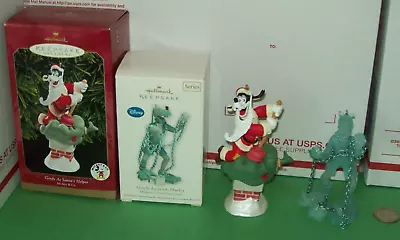 Hallmark Lot Goofy As Santa's Helper Jacob Marley 1999 2011 Disney Ornaments • $41.99