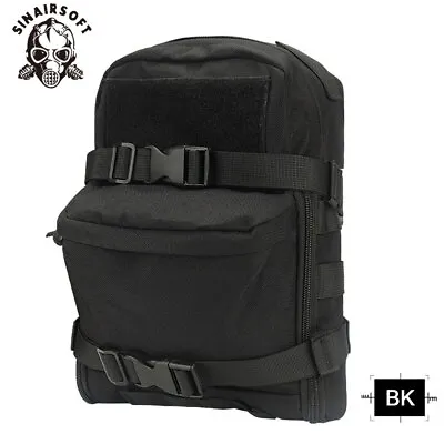 Tactical Mini Hydration Pack Water Bottle Carrier Backpack Assault Molle Pouch • $25.99