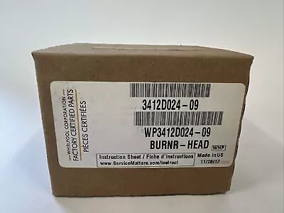 Whirlpool OEM Part #3412D024-09 Burner Head Assembly Oven Gas Range Stove • $39.89