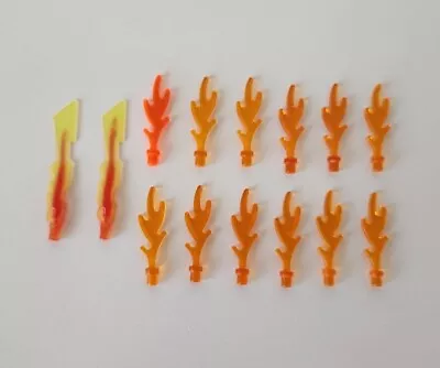 14 LEGO Flames: LNINJAGO Weapon Sword Jagged Element Blades 11439 Wave 6126b • $9.95