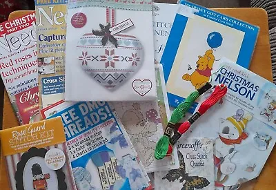 New Bumper Cross Stitch Kits & Magazines Book • £7.50