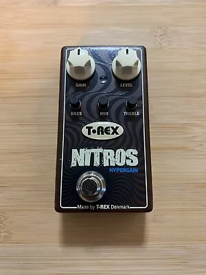 T-Rex Engineering Nitros Hyper Gain Distortion Guitar Pedal • $74.99