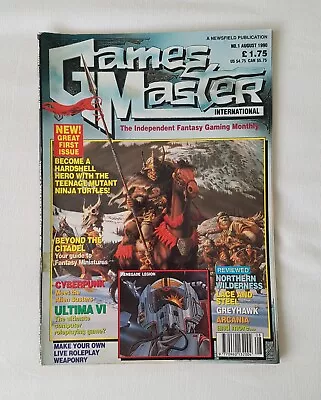 Games Master International Magazine - Issue 1 - August 1990 - Board Video Games • £7.99