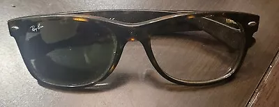 Ray-Ban RB2132 Wayfarer Classic Sunglasses Tortise Shell Frame Missing Lense • $20