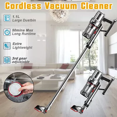Handheld Vacuum Cleaner Cordless Bagless Stick Handstick Vac Rechargable 5-Speed • $100.69