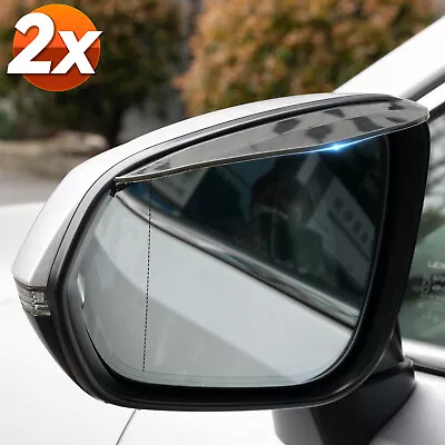 £4.84 • Buy Pair Car Rear View Side Mirror Rain Board Eyebrow Guard Sun Visor Accessories
