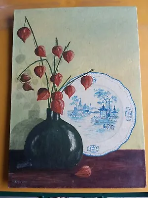Original Vintage Oil Painting On Canvasboard • $50