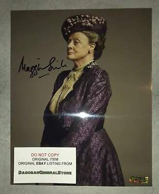 Maggie Smith Hand Signed Autograph 8x10 Photo COA Downton Abbey • £160.44