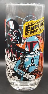 Star Wars 1980 Empire Strikes Back Boba Fett Burger King Glass • $18