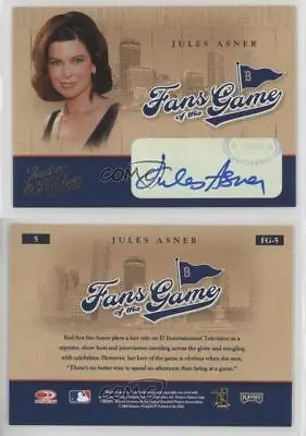 $35.04 • Buy 2004 Donruss Leather & Lumber Fans Of The Game Auto Jules Asner #FG-5 Auto