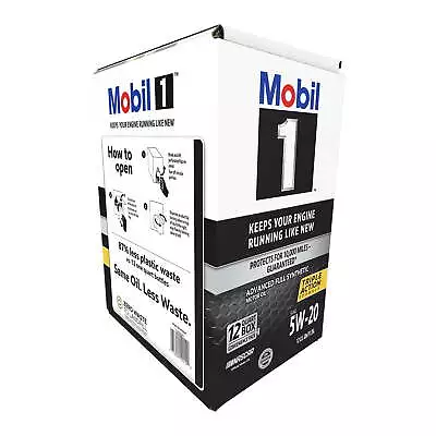 Mobil 1 Advanced Full Synthetic Motor Oil 5W-20 12 Qt Bag In Box Motor Oil USA • $54.59