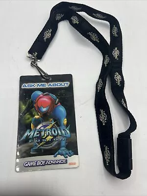 Metroid Prime Nintendo Gamecube / Fusion Game Boy Advance Lanyard Chain Promo • $46.74