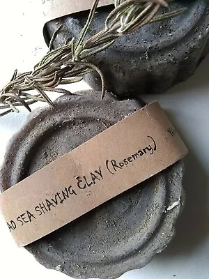 $7.99 • Buy Dead Sea Shaving Clay (with Rosemary) Soap