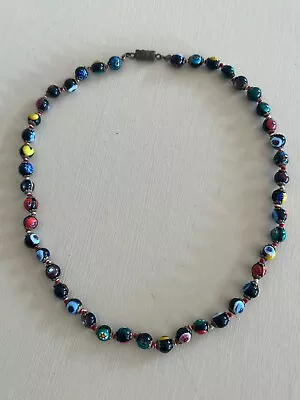 Vintage Murano Millefiori Necklace • $22