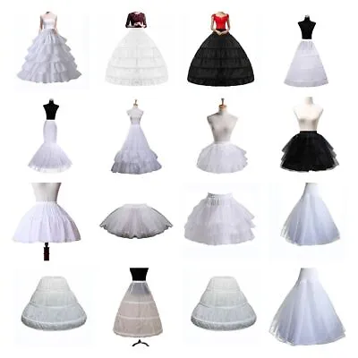 Women's Petticoat Underskirt 50S Vintage Rockabilly Girls Crinoline For Wedding • £13.19