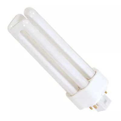 Satco S8355 CFT42W/4P/835 42W 4-Pin GX24q-4 T4 CFL 3500K Neutral White • $9