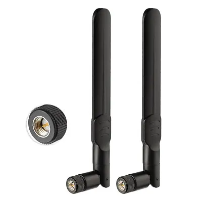 2Pack 4G LTE Antenna SMA Male Aerial For ZTE 4G TP-LINK ARCHER AC750 MR200 MR400 • £8.82