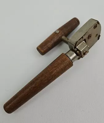 Vintage Edlund Junior 7  No. 5 Wood Handle Can Opener Edund Co. Burlington VT • $6.25